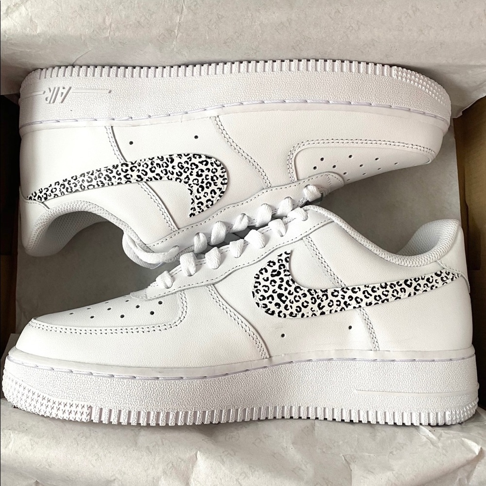Custom Cheetah Air Force 1 Shoes